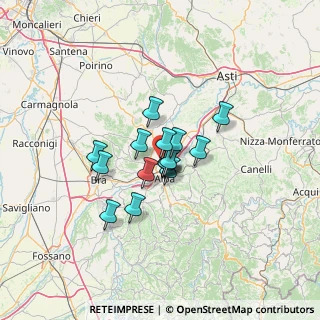 Mappa Via San Sebastiano, 12050 Guarene CN, Italia (8.50188)