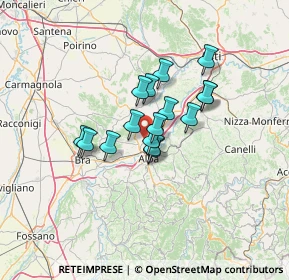 Mappa Via San Sebastiano, 12050 Guarene CN, Italia (9.01875)