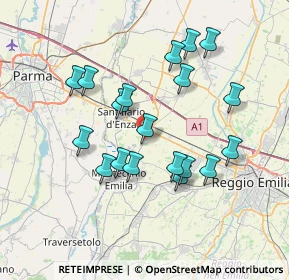 Mappa SP 67, 42049 Sant'Ilario d'Enza RE (6.87632)