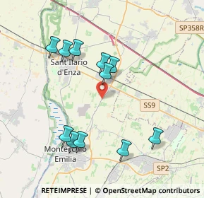 Mappa SP 67, 42049 Sant'Ilario d'Enza RE (3.84909)