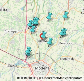 Mappa Via Giuseppe Garibaldi, 41019 Soliera MO, Italia (6.34214)