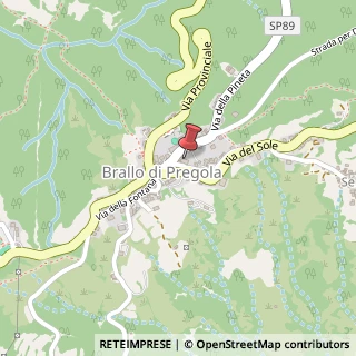 Mappa Via del Pozzo, 13, 27050 Brallo di Pregola, Pavia (Lombardia)