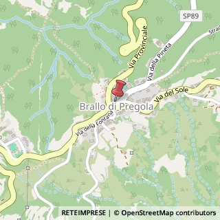 Mappa Piazza Municipio, 11, 27050 Brallo di Pregola, Pavia (Lombardia)