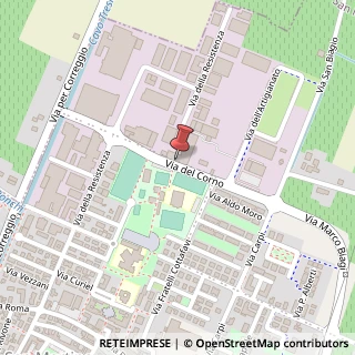 Mappa Via del Corno, 10, 42018 San Martino in Rio, Reggio nell'Emilia (Emilia Romagna)