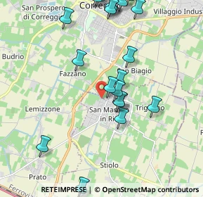 Mappa Via N. Pederzoli, 42018 San Martino in Rio RE, Italia (2.314)