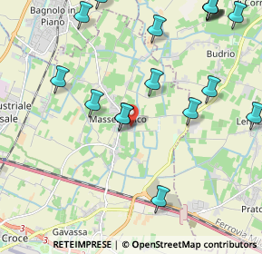 Mappa Via Francesco Borromini, 42122 Massenzatico RE, Italia (2.65294)