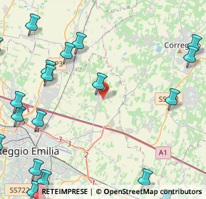Mappa Via Francesco Borromini, 42122 Massenzatico RE, Italia (6.7935)