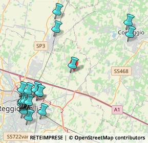 Mappa Via Francesco Borromini, 42122 Massenzatico RE, Italia (6.0575)