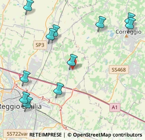 Mappa Via Francesco Borromini, 42122 Massenzatico RE, Italia (5.30909)