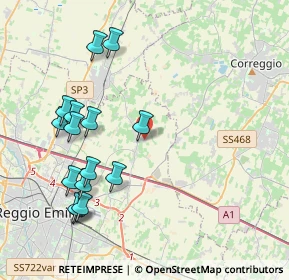 Mappa Via Francesco Borromini, 42122 Massenzatico RE, Italia (4.446)
