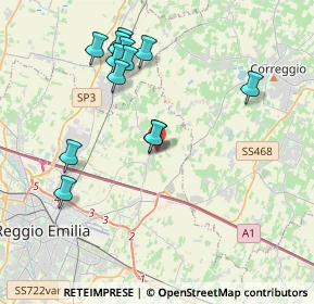 Mappa Via Francesco Borromini, 42122 Massenzatico RE, Italia (4.00923)