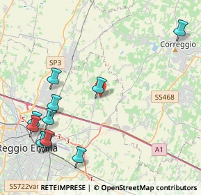 Mappa Via Francesco Borromini, 42122 Massenzatico RE, Italia (5.28364)