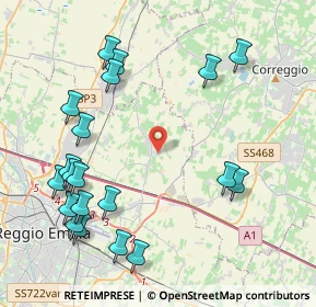 Mappa Via Francesco Borromini, 42122 Massenzatico RE, Italia (4.9865)