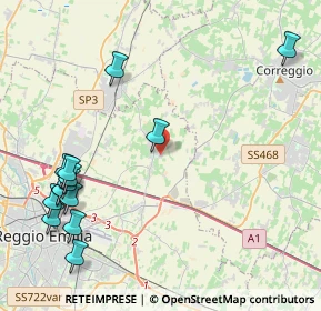 Mappa Via Francesco Borromini, 42122 Massenzatico RE, Italia (5.43)