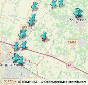 Mappa Via Francesco Borromini, 42122 Massenzatico RE, Italia (5.2895)