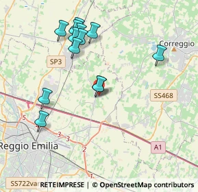 Mappa Via Bernardo Buontalenti, 42122 Massenzatico RE, Italia (3.97)