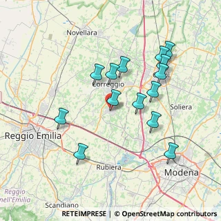 Mappa Via di S. Rocco, 42018 San Martino In Rio RE, Italia (7.29214)