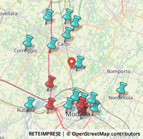 Mappa Via S. Domenico, 41019 Soliera MO, Italia (9.2245)