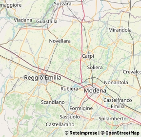 Mappa 42018 San Martino In Rio RE, Italia (8.427)