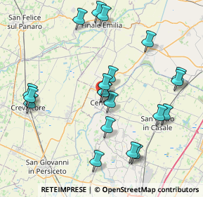 Mappa Via Garibaldi, 44042 Cento FE, Italia (8.358)