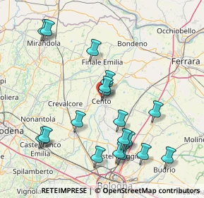 Mappa Via Garibaldi, 44042 Cento FE, Italia (17.04889)