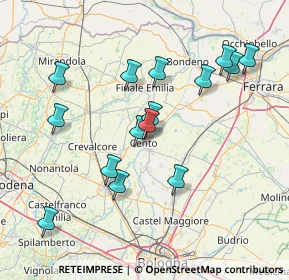 Mappa Via Garibaldi, 44042 Cento FE, Italia (15.06933)