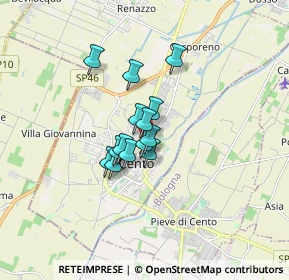 Mappa Via Garibaldi, 44042 Cento FE, Italia (1.01214)