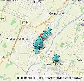 Mappa Via Garibaldi, 44042 Cento FE, Italia (1.72273)