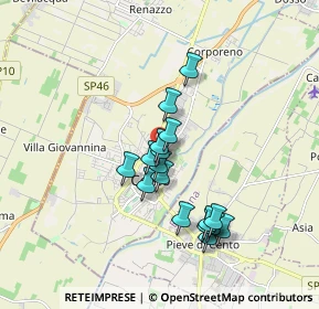 Mappa Via Garibaldi, 44042 Cento FE, Italia (1.48118)