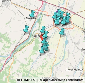 Mappa Via Sala Baganza, 43044 Collecchio PR, Italia (7.06)