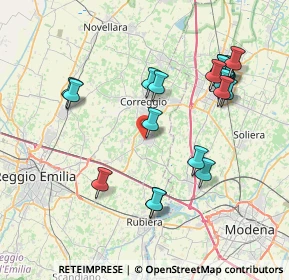 Mappa Via A. Storchi, 42018 San Martino In Rio RE, Italia (8.10158)