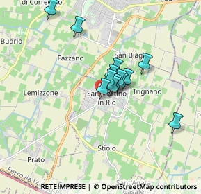 Mappa Via A. Storchi, 42018 San Martino In Rio RE, Italia (1.21923)