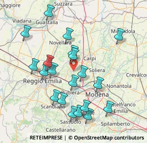 Mappa Via S. Rocco Trignano, 42018 San Martino in Rio RE, Italia (15.7525)