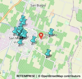 Mappa Via S. Rocco Trignano, 42018 San Martino in Rio RE, Italia (0.976)