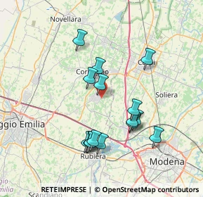 Mappa Via S. Rocco Trignano, 42018 San Martino in Rio RE, Italia (6.922)