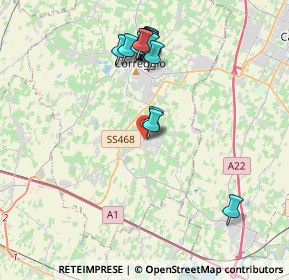 Mappa Via Ospedale, 42018 San Martino In Rio RE, Italia (3.961)