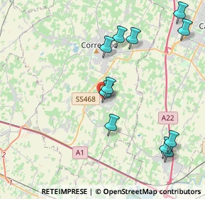 Mappa Via Ospedale, 42018 San Martino In Rio RE, Italia (4.56091)