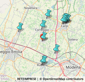 Mappa Via Ospedale, 42018 San Martino In Rio RE, Italia (8.35154)