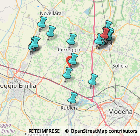 Mappa Via Ospedale, 42018 San Martino In Rio RE, Italia (7.981)