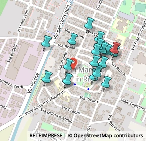 Mappa Via Ospedale, 42018 San Martino In Rio RE, Italia (0.1905)