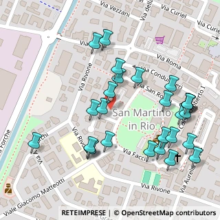 Mappa Via Ospedale, 42018 San Martino In Rio RE, Italia (0.14286)
