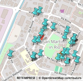 Mappa Via Ospedale, 42018 San Martino In Rio RE, Italia (0.14286)