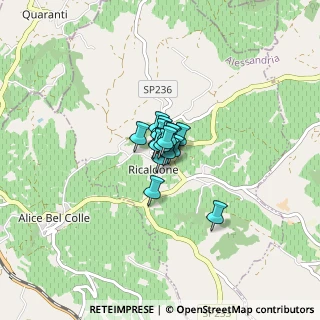Mappa Via D'Alanconio, 15010 Ricaldone AL, Italia (0.22222)
