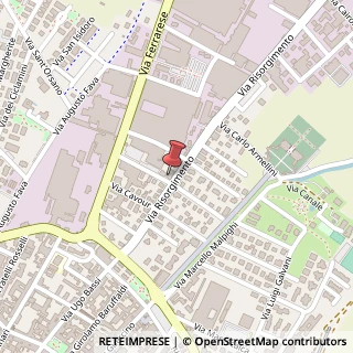 Mappa Via Risorgimento, 17, 44042 Cento, Ferrara (Emilia Romagna)