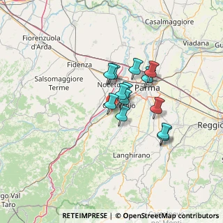 Mappa CAP, 43044 Sala Baganza PR, Italia (9.42308)