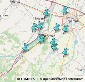 Mappa CAP, 43044 Collecchio PR, Italia (6.19083)