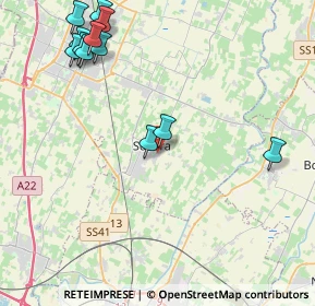 Mappa Via Alessandro Volta, 41019 Soliera MO, Italia (5.1375)