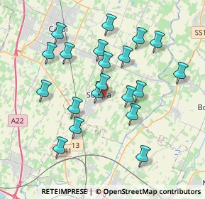 Mappa Via Alessandro Volta, 41019 Soliera MO, Italia (3.704)