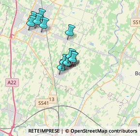 Mappa Via Alessandro Volta, 41019 Soliera MO, Italia (2.86231)