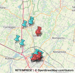 Mappa Via Alessandro Volta, 41019 Soliera MO, Italia (8.4535)